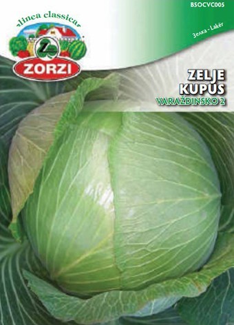 Picture of Varaždin Cabbage - Zorzi seed packet