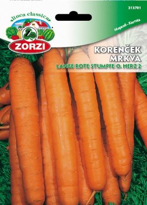 Picture of Carrot Long Red Stump without Heart 2 - Zorzi seed packet