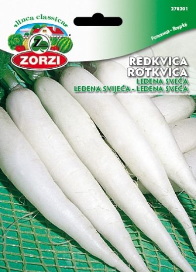 Slika Redkvica Ledena sveča - Semenska vrečka Zorzi