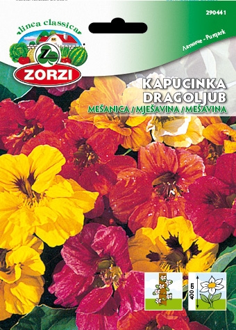 Bild von Kapuzinerkresse Mischung - Zorzi Samenbeutel