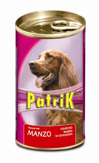 Slika Hrana za pse Patrik konzervirana 1250g govedina