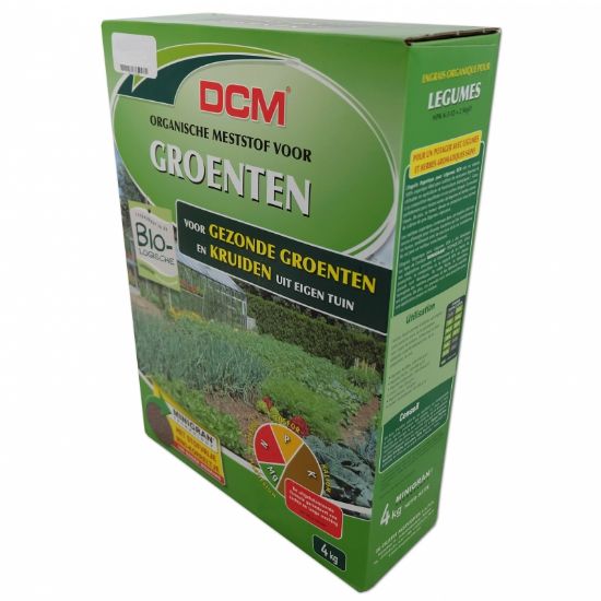Slika Gnojilo organsko DCM za vrtnine 4 kg - NPK 6-3-12 + 2MgO