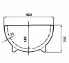 Slika Korito keramično zaprto 500mm x 350mm