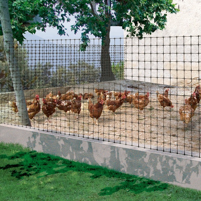 Picture of PP mesh for poultry cages, 1m x 10m, BLACK