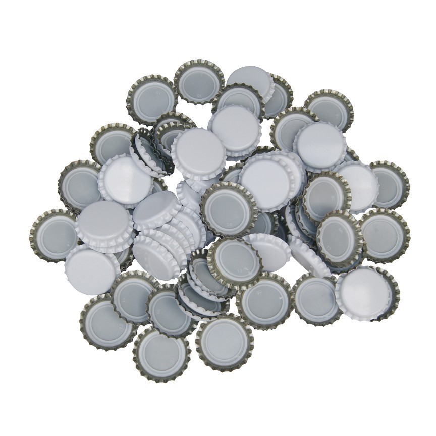 Picture of Crown cap, white, KM 26-16P, in bulk, 10,000 pcs