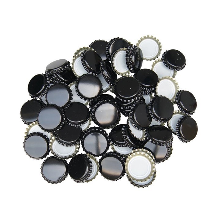 Picture of Crown cap, black, 200 pcs