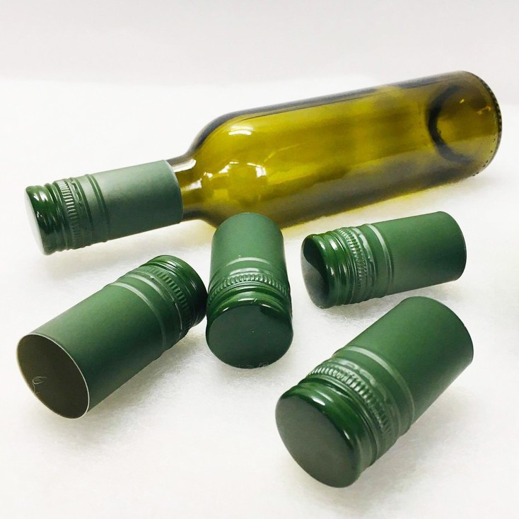 Bild von Aluminium-Schraubverschluss mit Gewinde, ND-30/60-10/S, grün