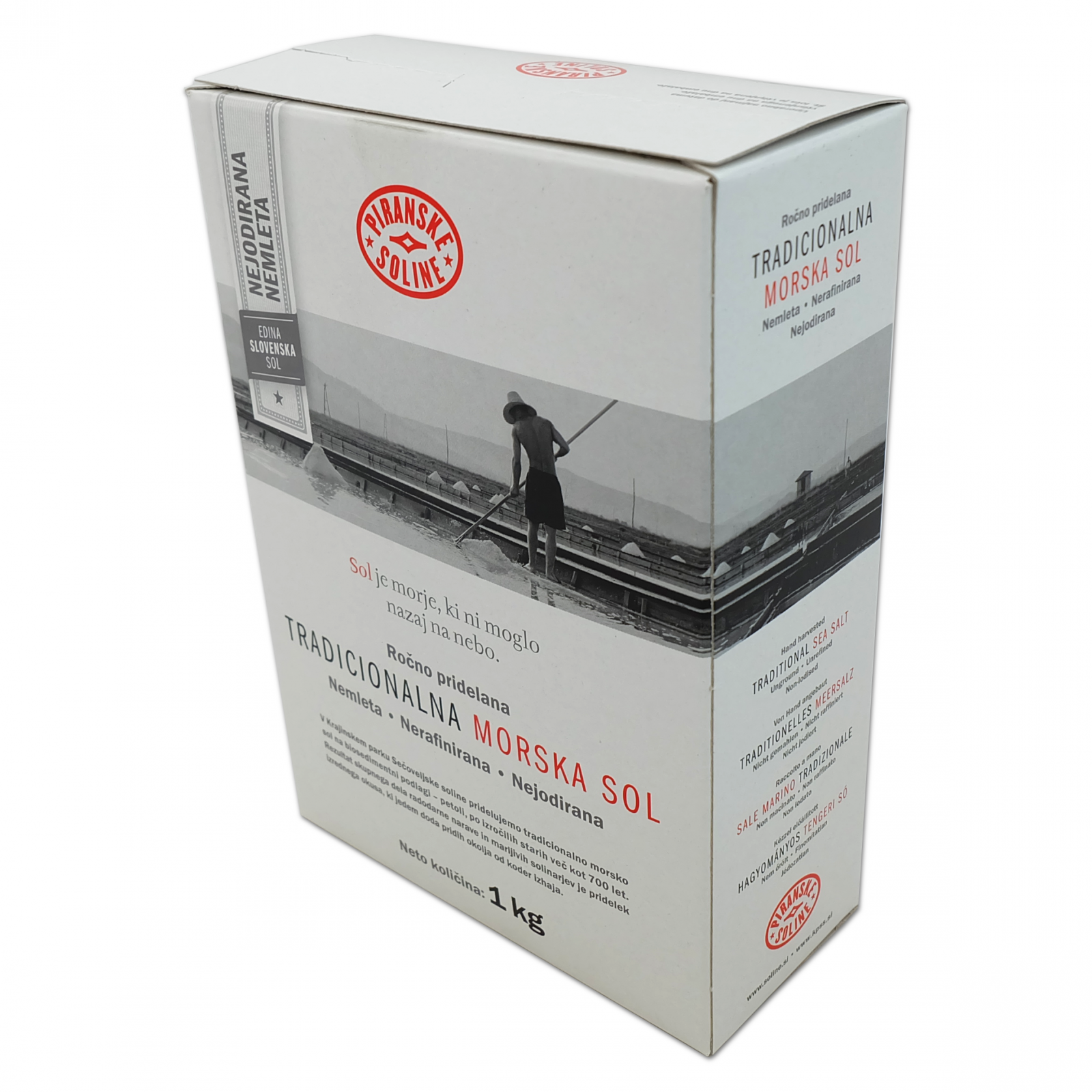 Picture of Piran salt, 1kg, non-iodized