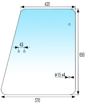 Bild von Türscheibe, oben, IMT 539, Orašje