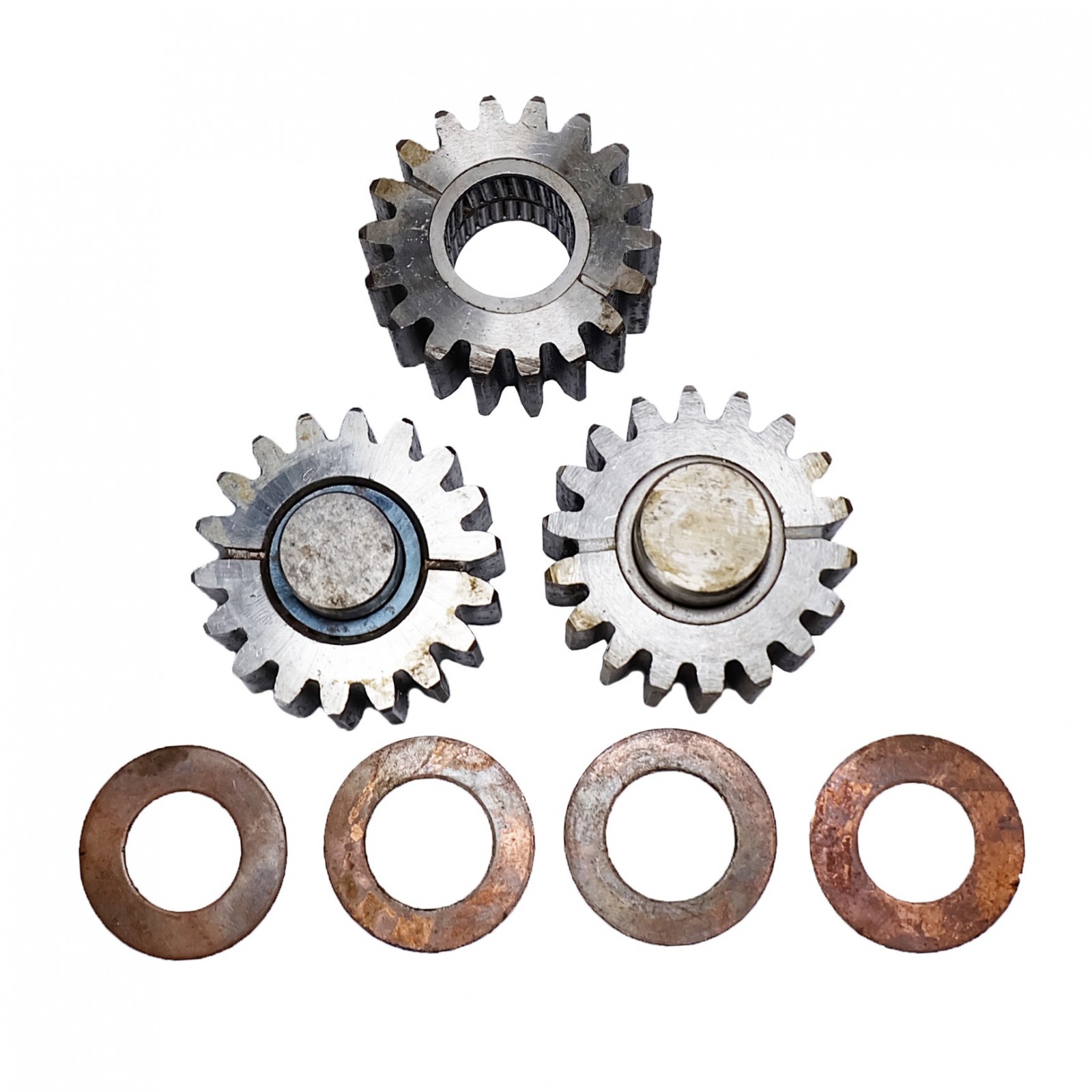 Bild von Reduktionsgetriebe-Satz, IMT 539, 3x Zahnrad, 3x Welle