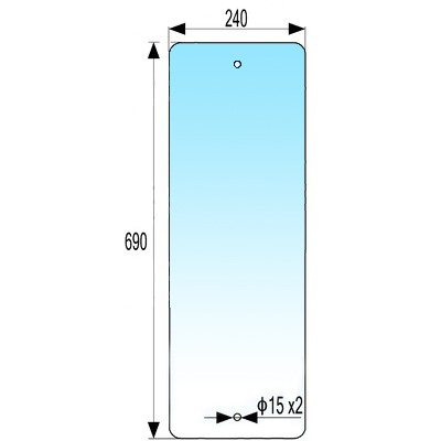 Bild von Beobachtungsfenster-Frontscheibe, Orašje, IMT 539