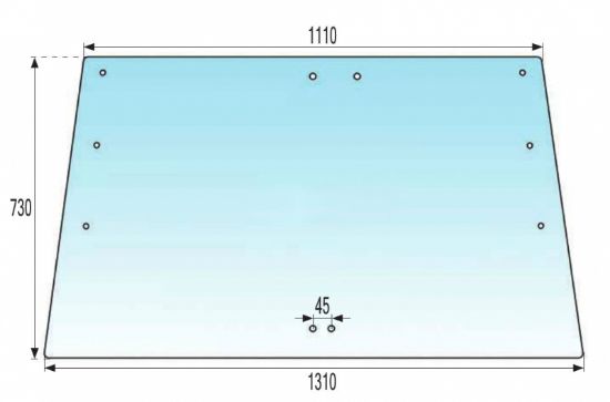 Picture of Windscreen, Torpedo, hole distance - 45mm