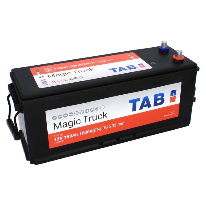 Picture of Battery, 12V, 150Ah, 1000A - Topla Tab