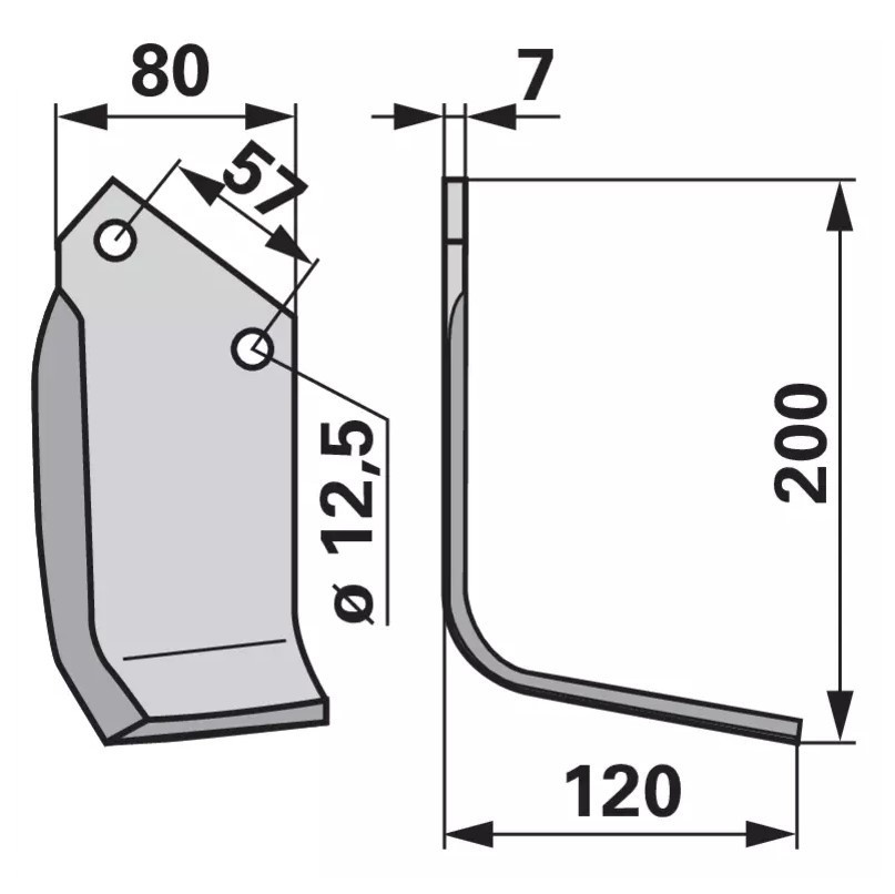Slika Nož freze IMT 61951002 desni