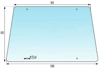 Bild von Scheibe der Kabine, vorne, IMT 539