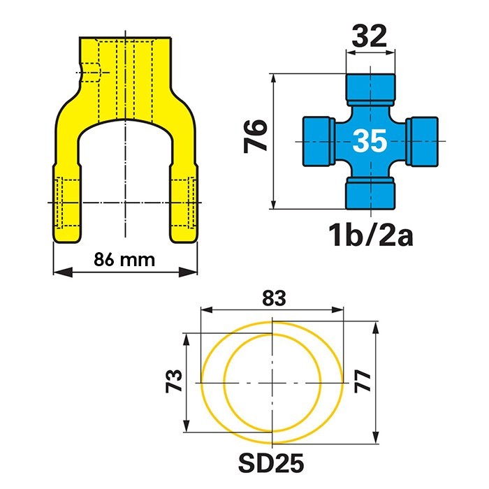 Bild von Gelenkwelle 06 PS W400E-710/F5, für Mulcher, Walterscheid