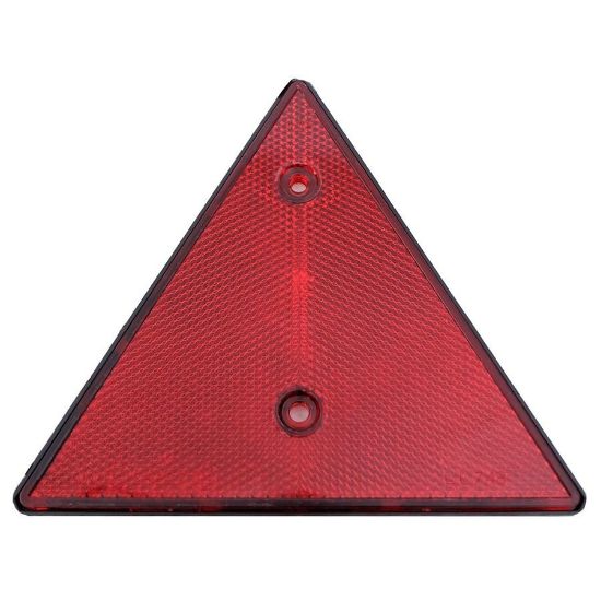 Slika Odsevnik trikotni rdeči 160x140 mm
