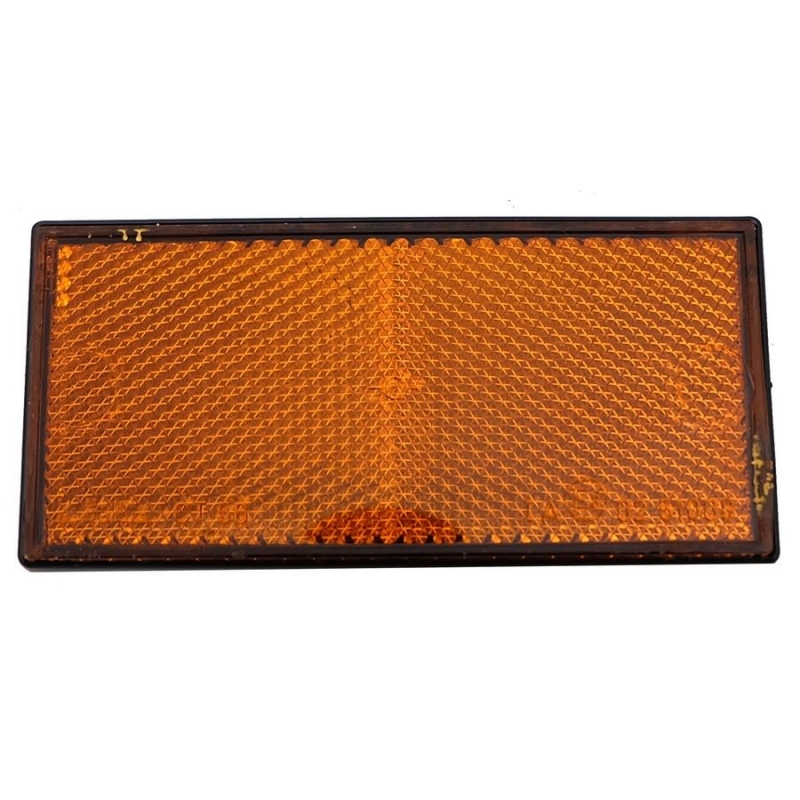 Picture of Reflector, rectangular, yellow, 105x48
