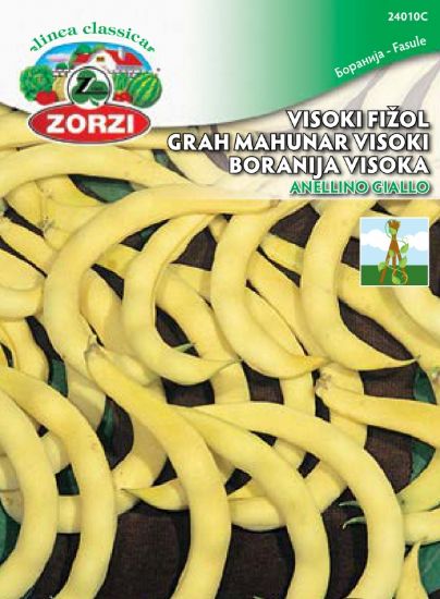 Slika Fižol visok Anellino Giallo 250g