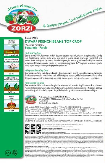 Bild von Buschbohne Topcrop, 250g