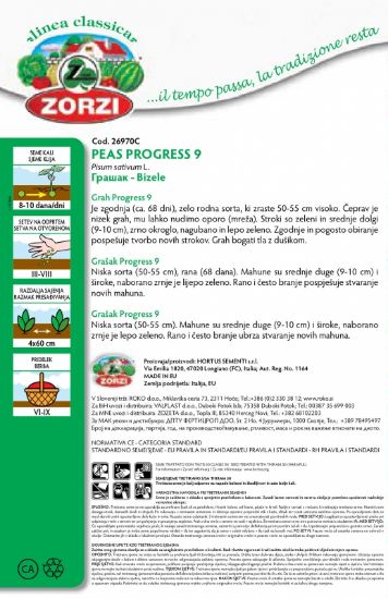 Bild von Erbsen Progress n.9, 250g