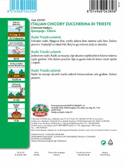 Slika Radič Tržaški Solatnik 50g