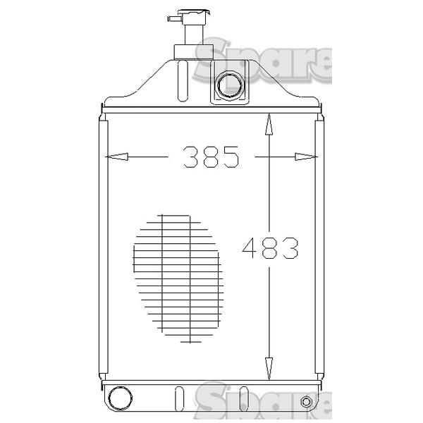 Bild von Wasserkühler, MF 165