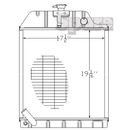 Bild von Wasserkühler, MF372-3700447M9