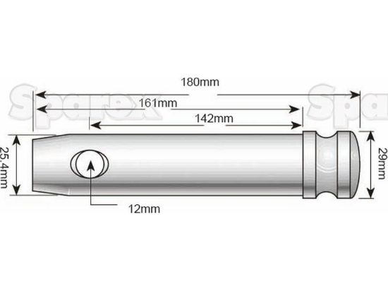Slika Klin priklopa ravni 25x142