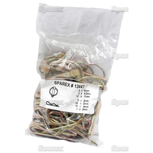 Bild von Federstecker und Klappsplinte Sortiment (50 Stk. Tasche)