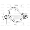Bild von Federzapfen für Schnellkupplung, KAT. 2,2/3-FI 12