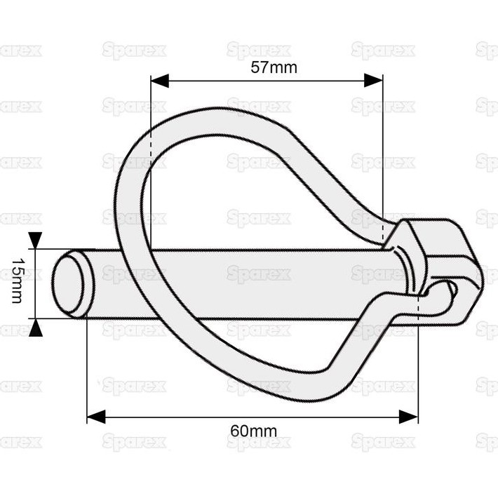 Bild von Klappsplinte, Stift, Kat. 3, O15