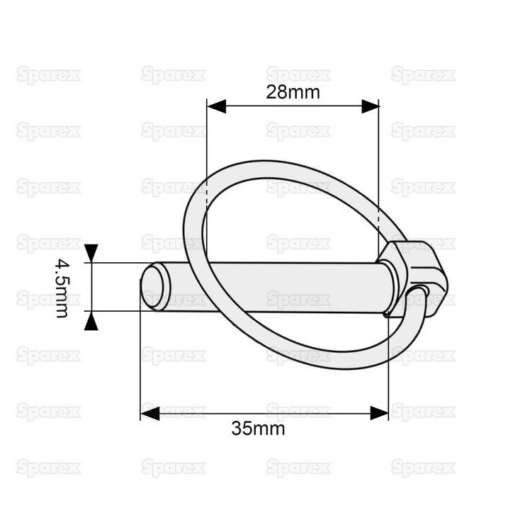 Picture of Round linch pin, O4.5