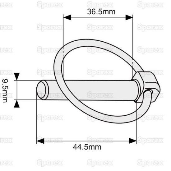 Slika Zatik vzmetni fi9,5
