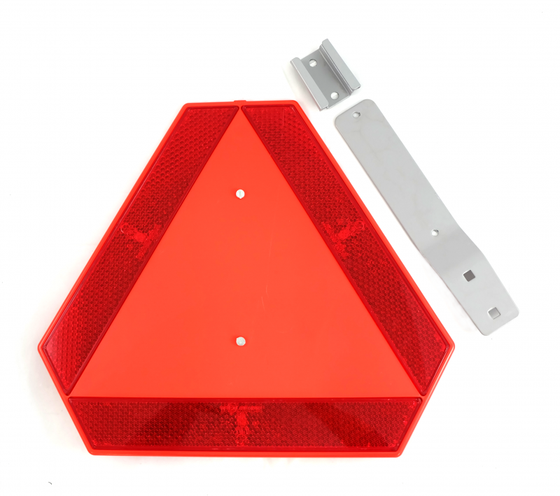 Picture of PVC triangle with holder - for slow vehicles