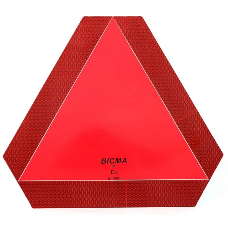 Bild von Warndreieck aus ALU für langsam fahrende Fahrzeuge