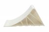 Picture of Wedge for under the wheel, PVC, white, 220x120x90