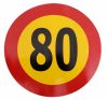Bild von Aufkleber Tempolimit 80