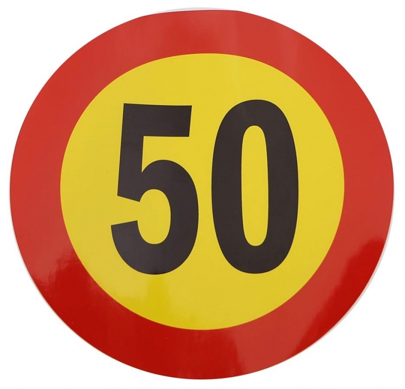 Picture of Speed limit sticker 50