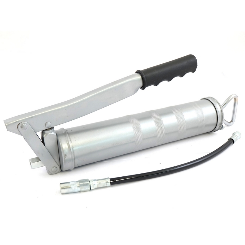 Picture of Hand-held grease gun with rubber tube