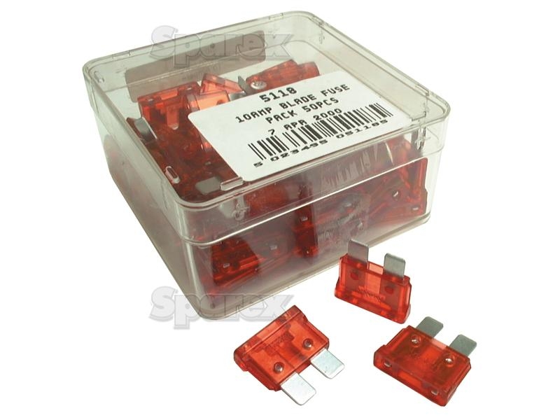 Picture of Blade fuse 10A, red 