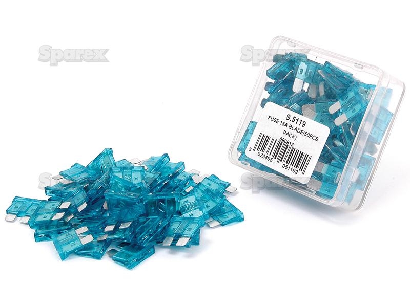 Picture of Blade fuse 15A, blue