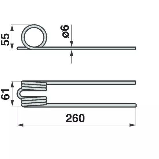 Slika Krak vzmetni SIP220 - Favorit