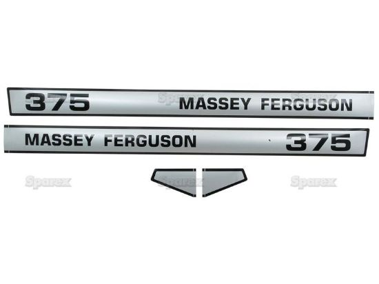 Bild von Aufkleber Massey Ferguson, 375 Set