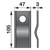 Bild von Messer RK SIP 135, 165 – B-48 × L-116, M-21