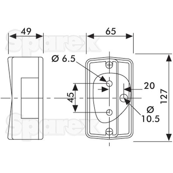 Bild von Bremslicht, links, 127x65