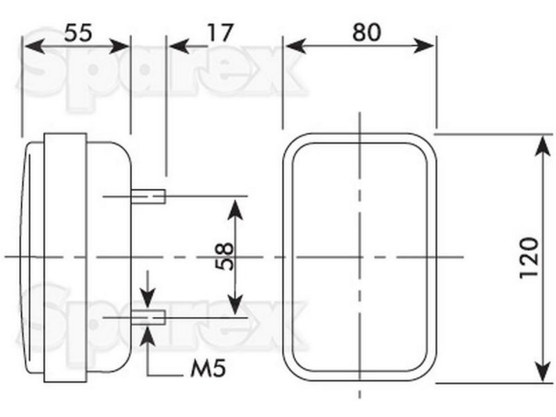 Slika Svetilka pozicija/smerokaz Hella - Massey, Fiat, New Holland