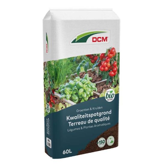 Picture of DCM potting soil for vegetables and herbs, 60L