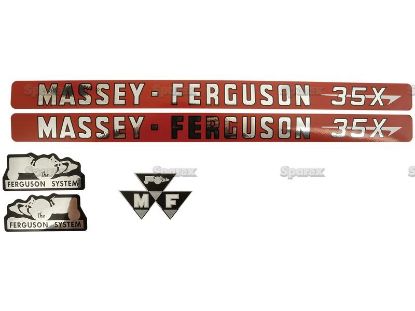 Bild von Aufkleber Massey Ferguson 35× – Set