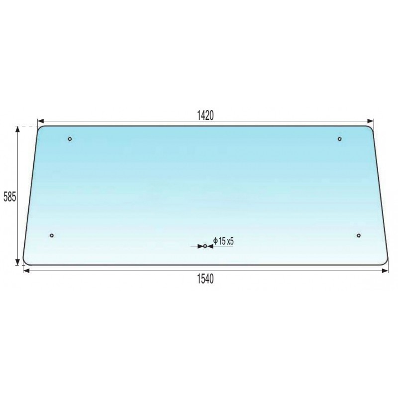 Bild von Heckscheibe, Zetor BK-60